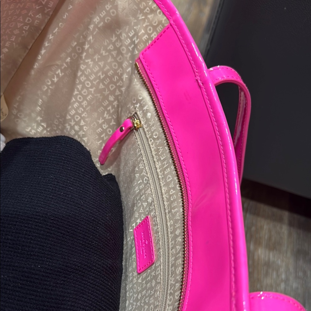 Kate Spade Pink Nylon Tote with Glossy Finish - Picture 11 of 11